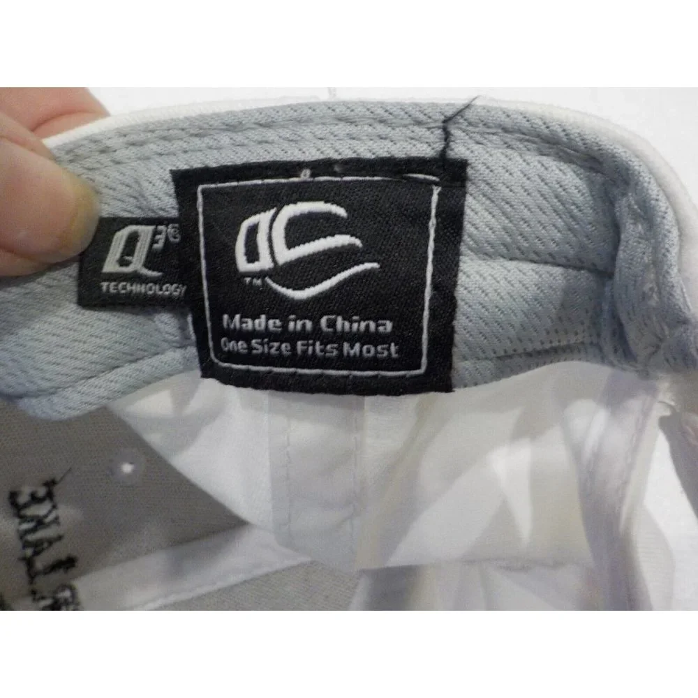 NWT Crater Lake National Park Trolley Embroidered Strapback Ball Cap Hat White